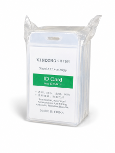 Plastic ID Card Holder